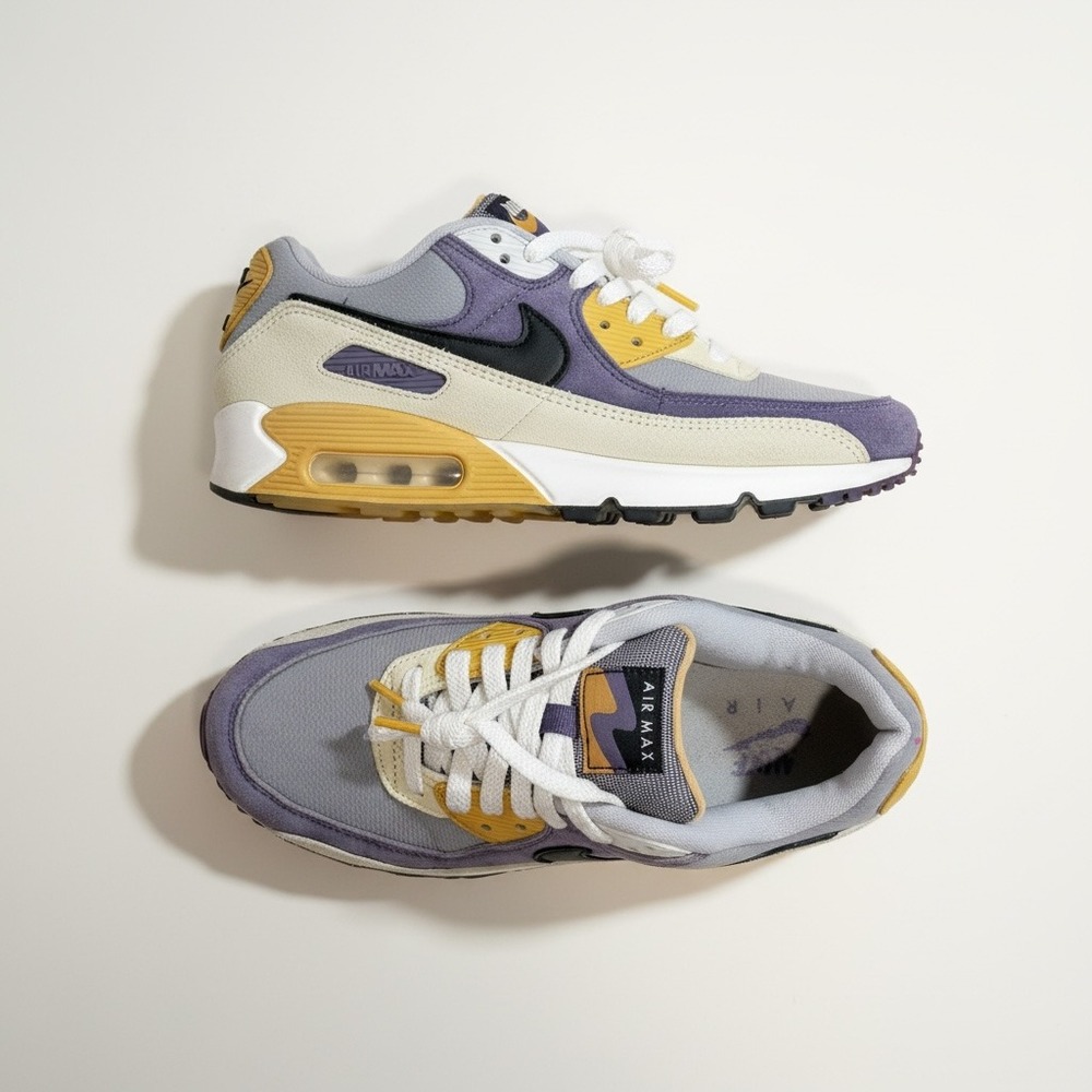 Nike Air Max 90 Lemon Drop Yellow Court Purple Size‎ Size 5.5